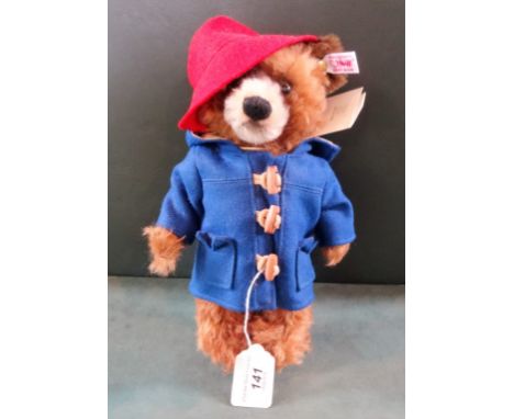 A Steiff Paddington Bear Movie Edition, limited edition of 5000 pieces, 2014 (25cm) with certificate of authenticity, exclusi