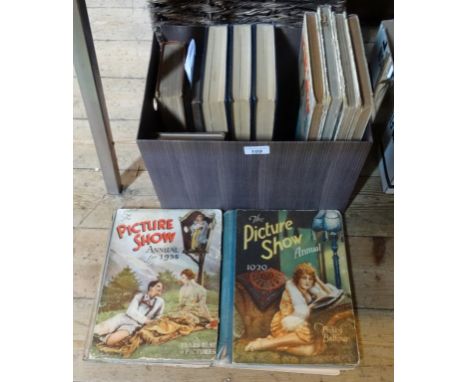 A quantity of books, to include: six Picture Show annuals 1920's/30's, together with three volumes of the Art of Angling, pub