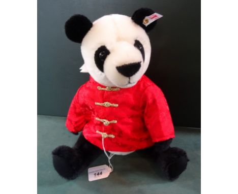 A Bao Bao Lucky Steiff Panda, limited edition of 2000 pieces (28cm), with certificate of authenticity, exclusive to Danbury M