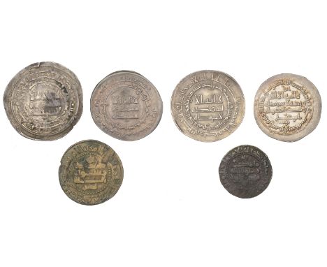 Samanid, Isma‘il b. Ahmad, Dirham, al-Shash 292h (A 1443; ICV 1490); Nasr II b. Ahmad, Dirham, Samarqand 304h (A 1451; ICV 15