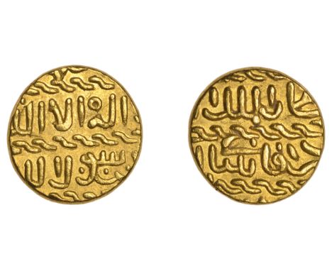 Mamluk, al-Ashraf Qa’itbay (873-901h), Ashrafi, mint and date off flan, 3.39g/6h (A 1027; ICV 1062). Some light scratches, ot