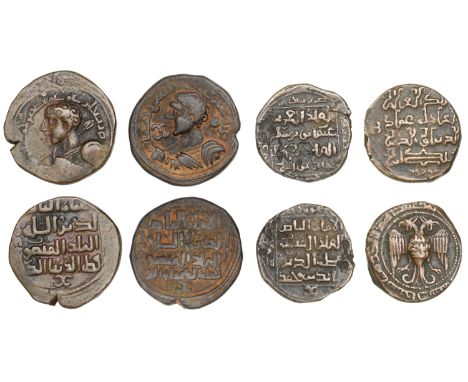 Zengid of Sinjar, ‘Imad al-din Zangi II (566-594h), Æ Dirham, Sinjar, date off flan (SS 79; A 1879.2; ICV 1273); Qutb al-din 