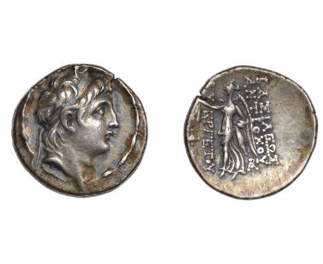 SELEUKID KINGS OF SYRIA, Antiochos VII, Drachm, Antioch-on-the-Orontes, diademed head right, rev. Nike advancing left, holdin