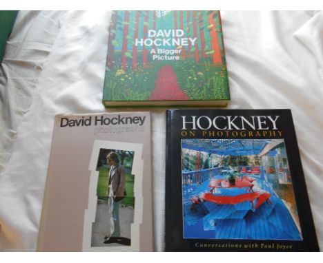 HOCKNEY, D.   A Bigger Picture   1st.ed. 2012, London,  4to orig. cl. d/w, plus   Hockney on Photography   1st.ed.   1988, Lo