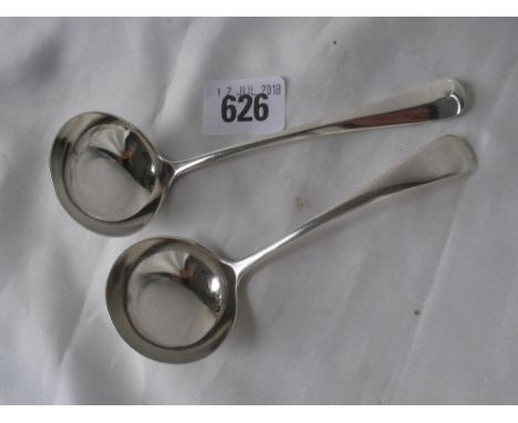 Hanoverian pattern rat tail cream ladle Sheff ield1938 by CBS also another 80g       