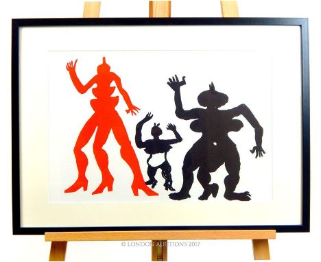 Alexander Calder (1898-1976), 'Critters 3', print after a lithograph from 'Derriere Le Mirroir', 1975, the original printed b