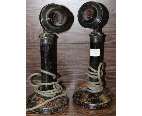 TWO VINTAGE TELEPHONES