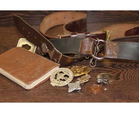 VINTAGE BOYS BRIGADE BELT
together with other collectables