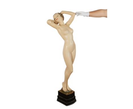 Gossard Limited (H.W. Gossard Co.), United States. Plaster lingerie nude mannequin harkening to the high point of pin up popu