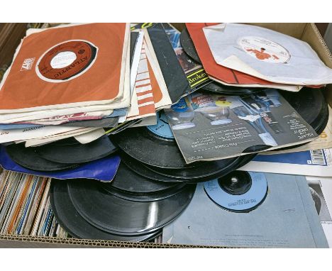 A large private collection of vintage 45's / singles. Approximately 300 records to include various genre's dating from the 19