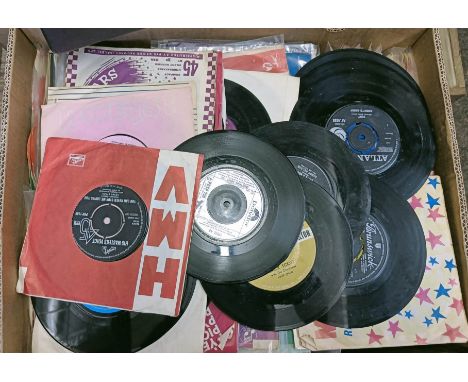 A large private collection of vintage 45's / singles. Approximately 300 records to include various genre's dating from the 19