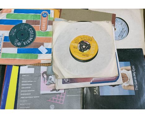 A large private collection of vintage 45's / singles. Approximately 300 records to include various genre's dating from the 19