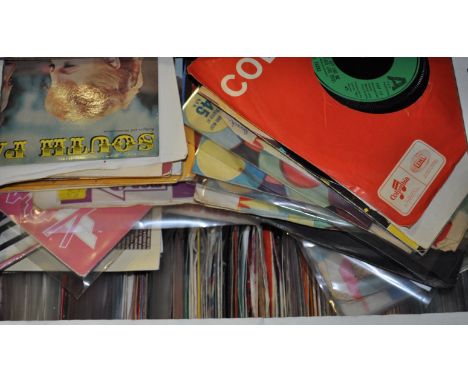 A large private collection of vintage 45's / singles. Approximately 300 records to include various genre's dating from the 19