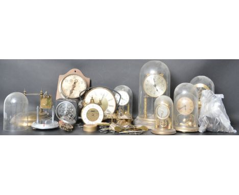 A collection of vintage 20th century Anniversary / Mantel clocks comprising of Bentima, Schatz and more. Incudes clock and wa