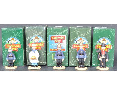 Camberwick Green – Robert Harrop – a collection of x5 statues / figurines. To include;Cuthbert CG13, Barney McGrew CG12, Mick