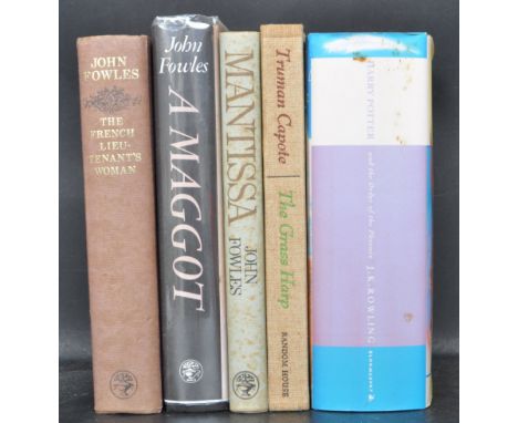 A collection of mixed 20th Century books to include; John Fowles French Lieutenants Woman 4th Edition (Signed) Dust Jacket, M