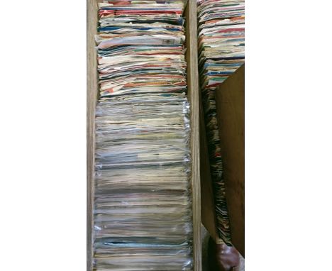 A large private collection of vintage 45's / singles. Approximately 250 records to include various genre's dating from the 19