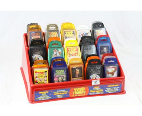 Top Trumps Shop Display / Advertising Stand containing approx. 32 Sets of Top Trumps including The Simpsons, Lord of the Ring
