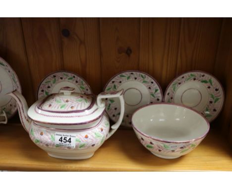 Sunderland Lustre ceramic Teaset