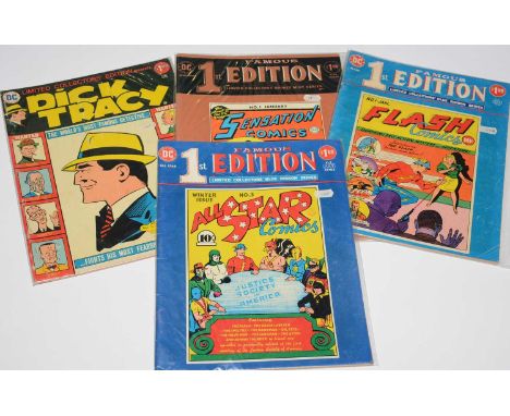 Famous First Editions by DC: Flash Comics, No. 1; Sensation Comics, No. 1; All Star Comics, No. 3; and Limited Collectors' Ed