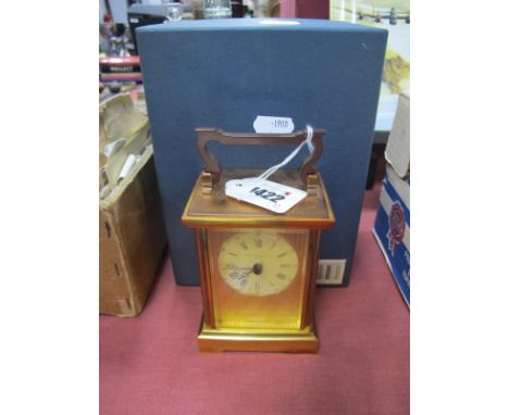 Taylor &amp; Bligh of London, 'The Regency Anglaise' Limited Edition of 100 Carriage Clock, with silver surround to dial, 12c