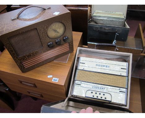 Hohner Student 1 Accordion, in case, Westminster radio.