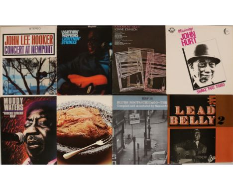 BLUES LPs - High quality and often very clean collection of 45 x LPs taking us from rural Folk Blues to rambunctious electric