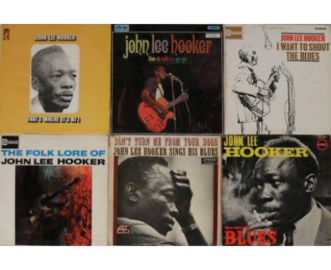 JOHN LEE HOOKER - Killer collection of 9 x LPs featuring the master from Mississippi! Albums are The Folk Lore Of... (Statesi