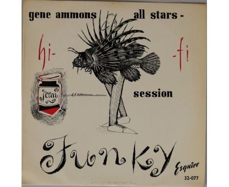 GENE AMMONS ALL STARS - FUNKY (UK ESQUIRE 32-077) - Getting in the jam with Gene Ammons with his All Stars! The title doth no