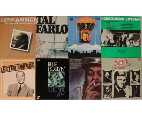 JAZZ LPs - Eclectic and well presented collection of over 95 x LPs. Artists/titles include The Gene Ammons Story, Tal Farlow 