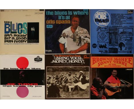 BLUES LPs - Bossing the Blues now with 10 x very well presented (largely) 60s LPs. Artists/titles are Joe Turner - The Boss O