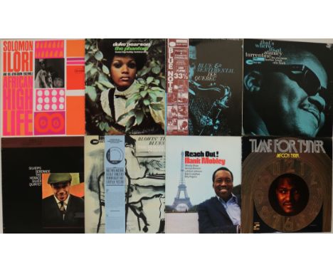 BLUE NOTE RECORDS - Smashing collection of 24 x LPs with pressings dating from circa 1966 onwards. Artists/titles include Sol