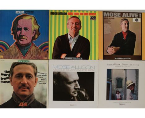 MOSE ALLISON - 6 x superb condition LPs including 4 early Atlantic releases. Titles are Western Man (UK original plum Atlanti