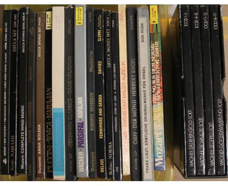CLASSICAL - LP BOX SETS - A major collection of LP box sets with 189 included here. Works/performers/composers include Wagner