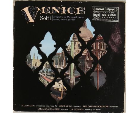 RCA LIVING STEREO SB-2058 - GEORG SOLTI - COVENT GARDEN - VENICE - Very scarce original UK 1st edition RCA Living Stereo copy