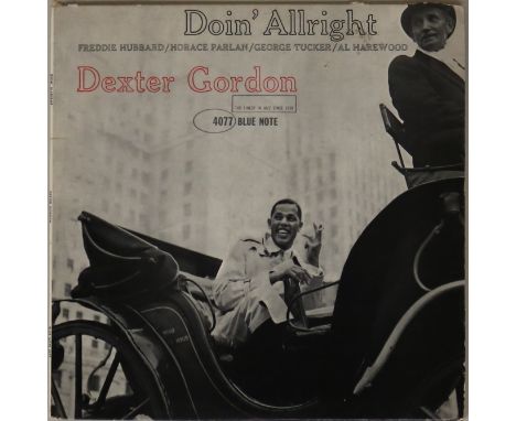 DEXTER GORDON - DOIN' ALRIGHT (BLP 4077) - A very clean early US mono (believed to be from 1963) pressing (BLP 4077) of the m