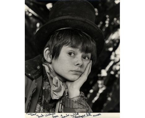 WILD JACK: (1952-2006) British Actor. Vintage signed and inscribed 8 x 10 photograph of Wild in a head and shoulders pose in 