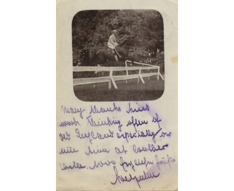 WILLIAM, GERMAN CROWN PRINCE: (1882-1951) Last Crown Prince of the Kingdom of Prussia and the German Empire, eldest son of Ka