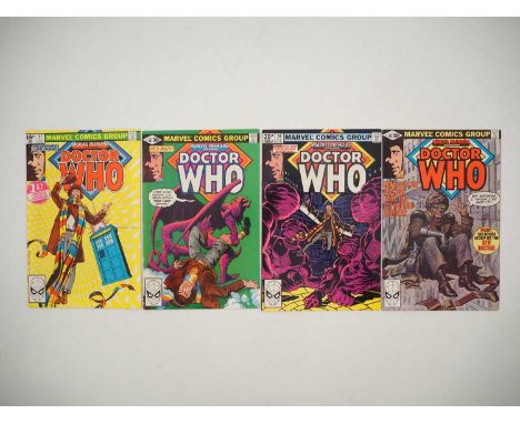 MARVEL PREMIERE: DOCTOR WHO #57, 58, 59, 60 - (4 in Lot) - (1980/81 - MARVEL - US &amp; UK Price Variant) - First US comic bo