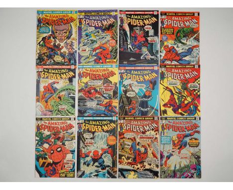 AMAZING SPIDER-MAN #138, 143-153 (12 in Lot) - (1974/1976 - MARVEL) - Includes the first appearances of Ben Reilly, Mindworm,