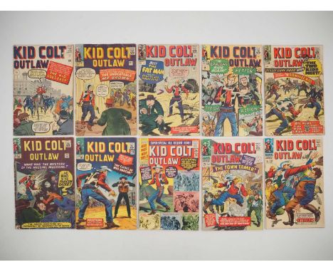 KID COLT OUTLAW #108, 112, 117, 120, 121, 124, 126, 130, 131, 136 (10 in Lot) - (1962/1967 - MARVEL - US &amp; UK Price Varia