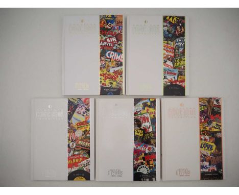AMERICAN COMIC BOOK CHRONICLES 1940-44, 1950-59, 1960-64, 1965-69, 1970-79 (5 in Lot) - (2013/2019 TWOMORROWS) - Five full-co
