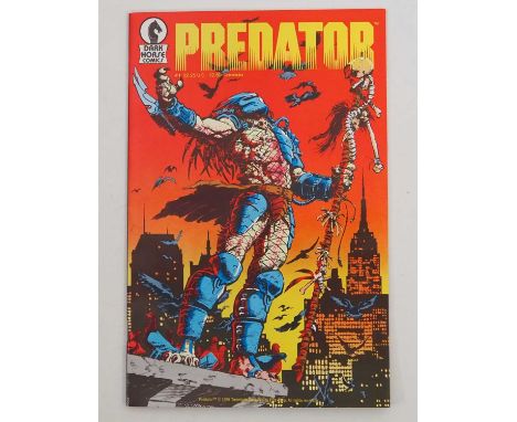 PREDATOR #1 (1989 - DARK HORSE - FIRST PRINT) - The first appearance of Predator in a standard comic book - a condition repor