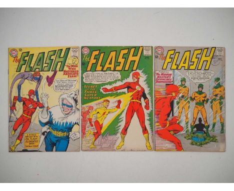 FLASH #134, 135, 136 (3 in Lot) - (1963 - DC) - Includes the debut of Kid Flash's yellow costume + a cover appearance of Capt