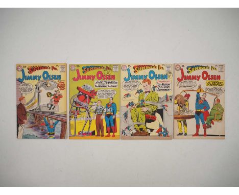SUPERMAN'S PAL: JIMMY OLSEN #45, 47, 48, 49 (4 in Lot) - (1960 - DC) - Ten cent issues which includes the first team appearan