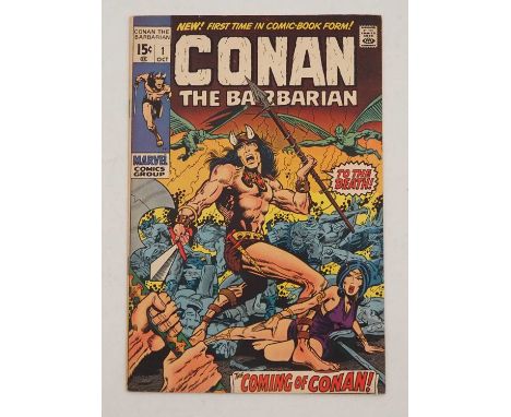 CONAN THE BARBARIAN #1 - (1970 - MARVEL) - First comic book appearance and Origin of Conan + First comic book appearance (cam