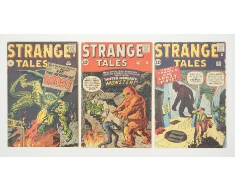 STRANGE TALES #87, 99 &amp; 100 (3 in Lot) - (1961/1962 - MARVEL - US &amp; UK Price Variant) - Includes interior art depicti