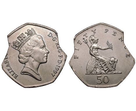 UNITED KINGDOM. Elizabeth II, 1952-2022. CuproNickel 50 Pence, 1997. Royal Mint. After the Government's review of the coinage