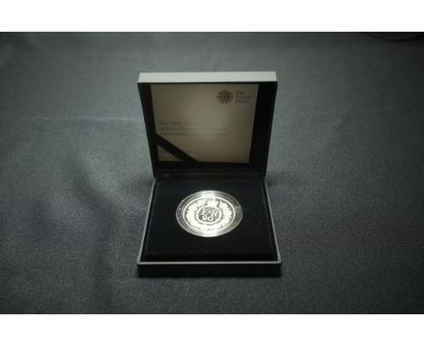 UNITED KINGDOM. Elizabeth II, 1952-2022. Silver 5 Pounds (Crown), 2016. Royal Mint. Proof. Celebrating the 90th birthday of H