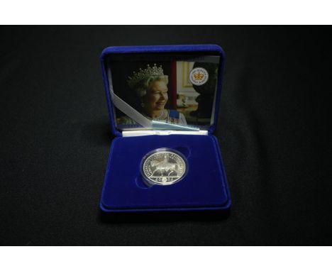 UNITED KINGDOM. Elizabeth II, 1952-2022. Silver 5 Pounds (Crown), 2002. Royal Mint. Proof. Celebrating the Golden Jubilee (50